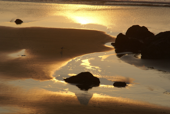 Bandon beach sunset