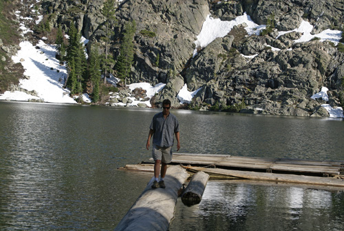 John Soares at Cliff Lake.