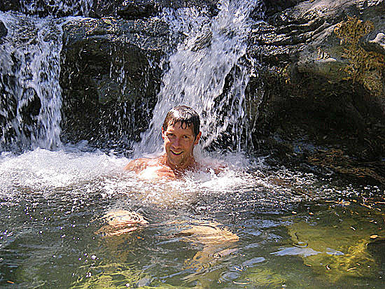 John Soares at Mears Creek by the Sacramento River