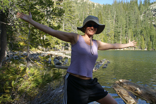 Stephanie Hoffman at Cliff Lake