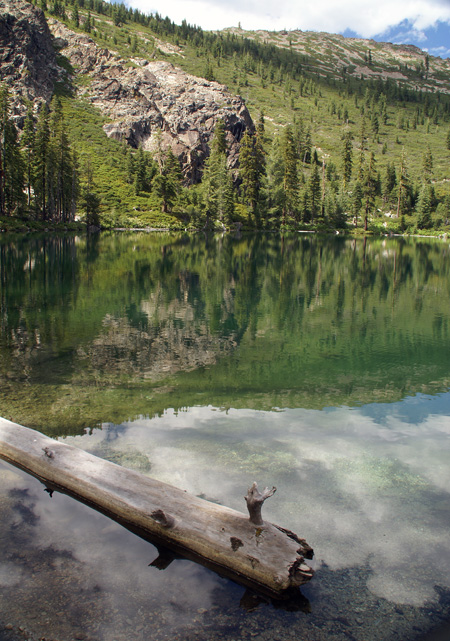 Upper Seven Lake in the Seven Lakes Basin.